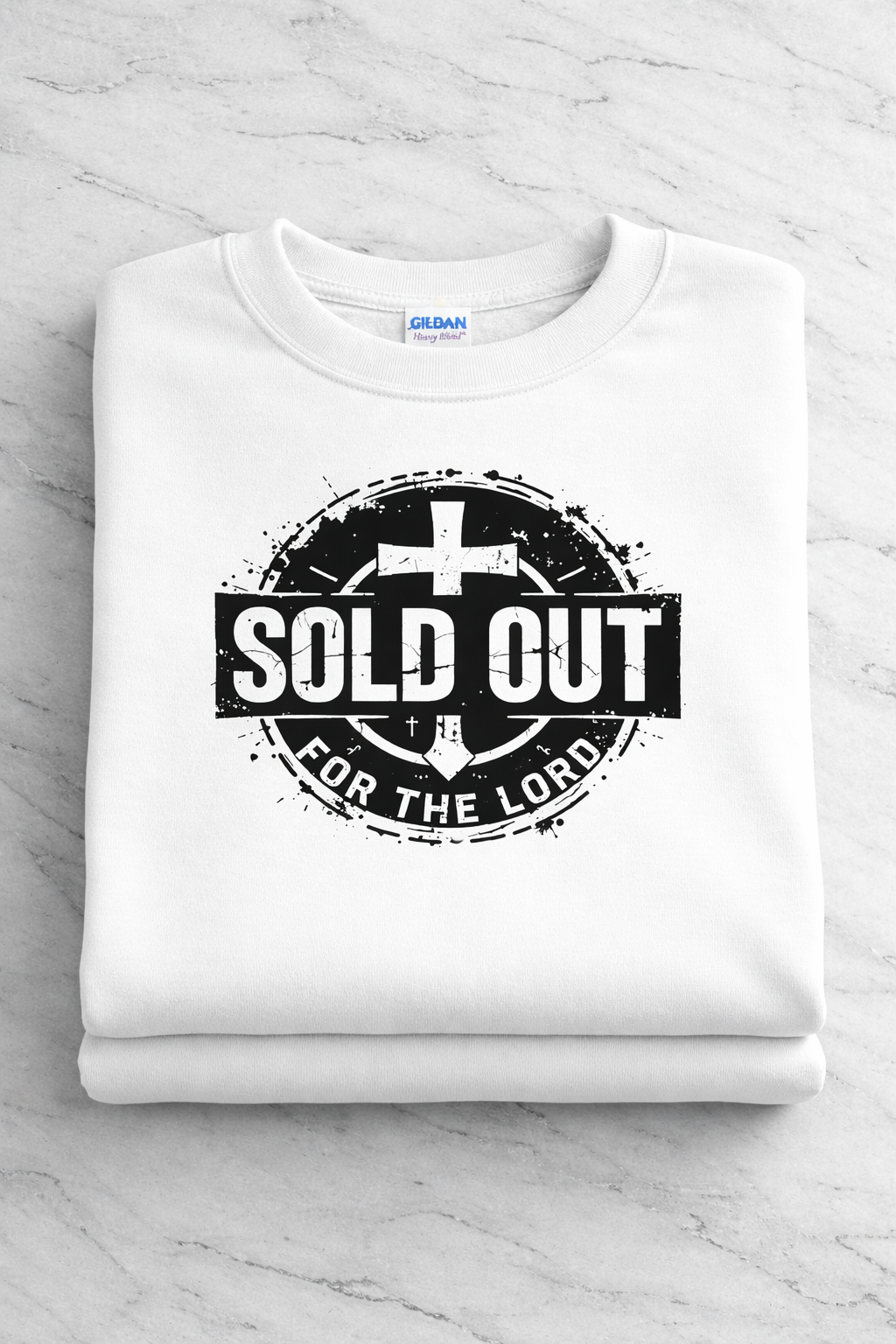 Sold Out Christian Shirt For The Lord Cross Faith Tee