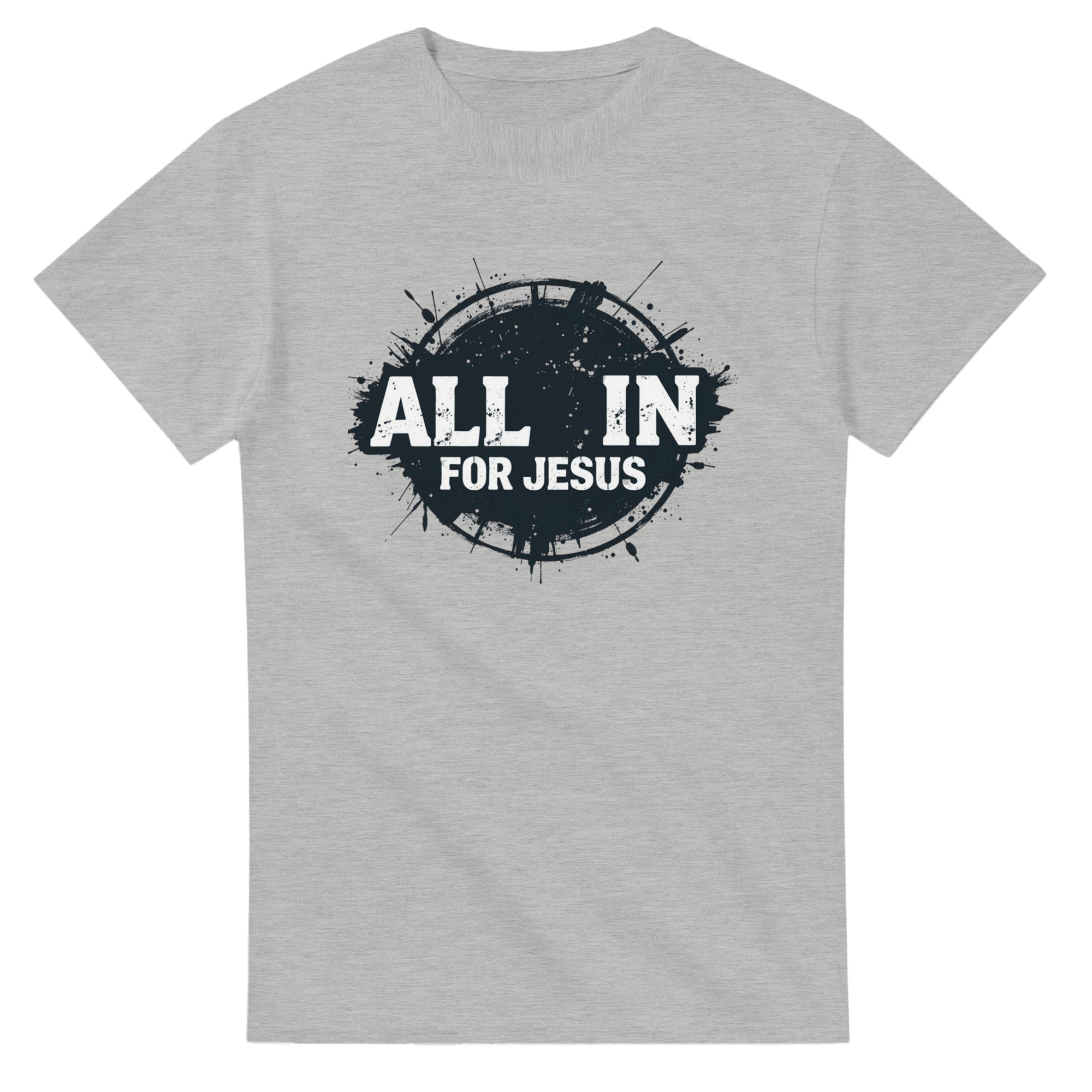 Christian Believer All In for Jesus T-Shirt white background