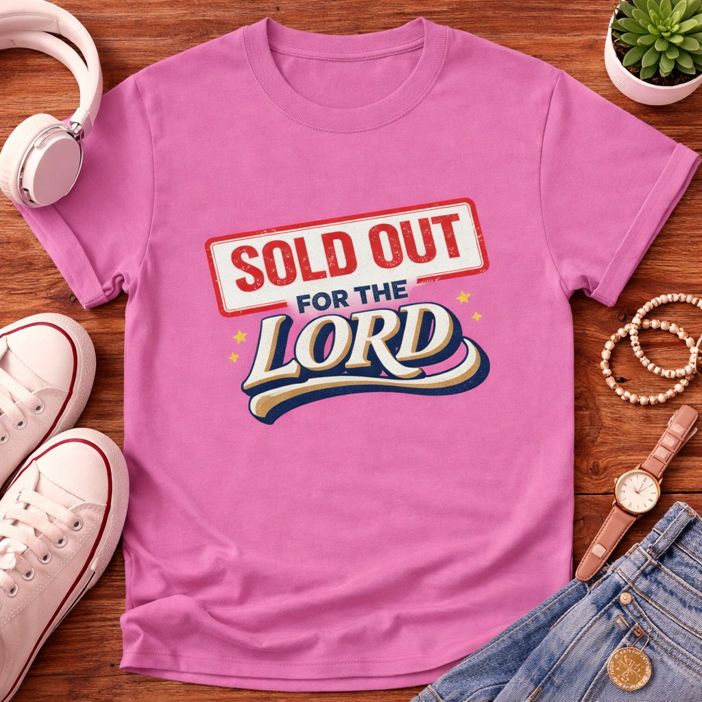 Christian Faith Sold Out for the Lord T-Shirt