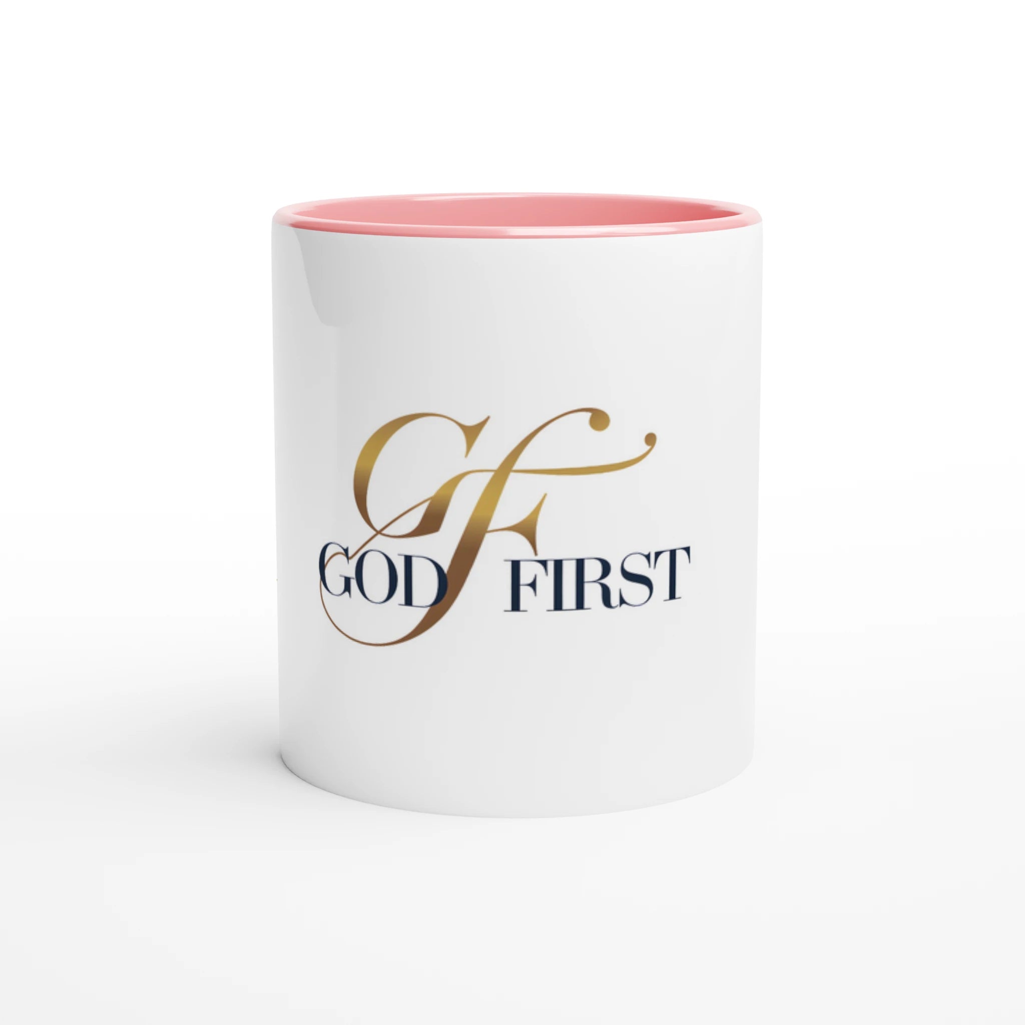 God First White 11oz Ceramic Christian Mug